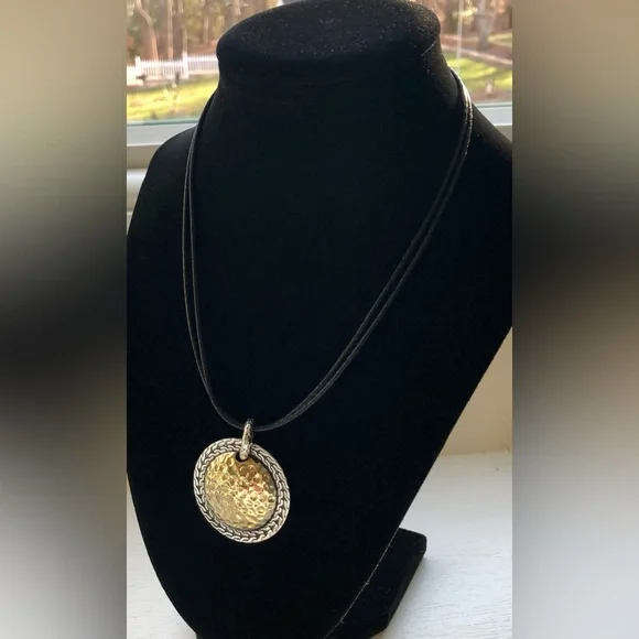 Jewels by Park Lane Pendant on Leather Cord - Picture 1 of 8